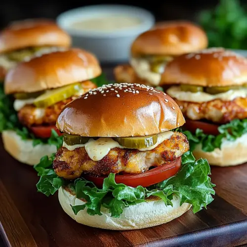 Honey Mustard Chicken Sliders