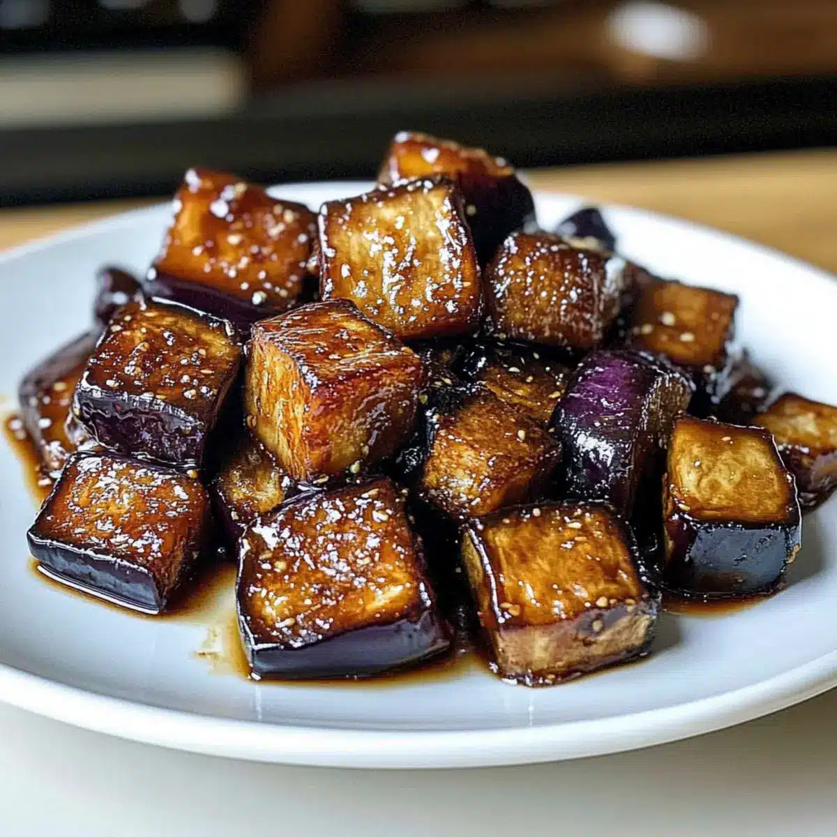 Miso Glazed Eggplant