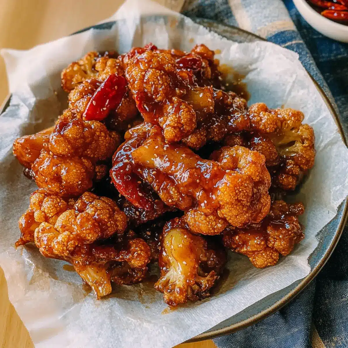 Korean Fried Cauliflower