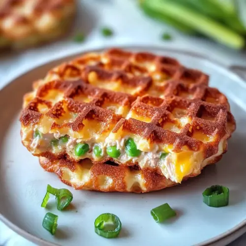 Savory Tuna Melt Chaffle