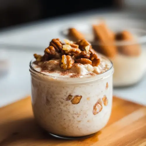 Cinnamon Roll Overnight Oats