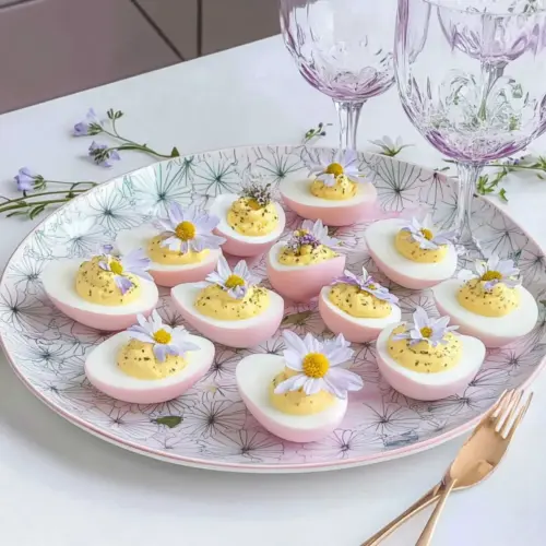Deviled Eggs for a Spring Brunch