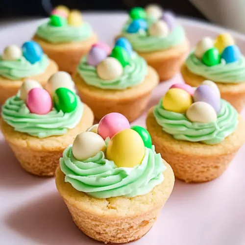 Easter Basket Sugar Cookie Cups