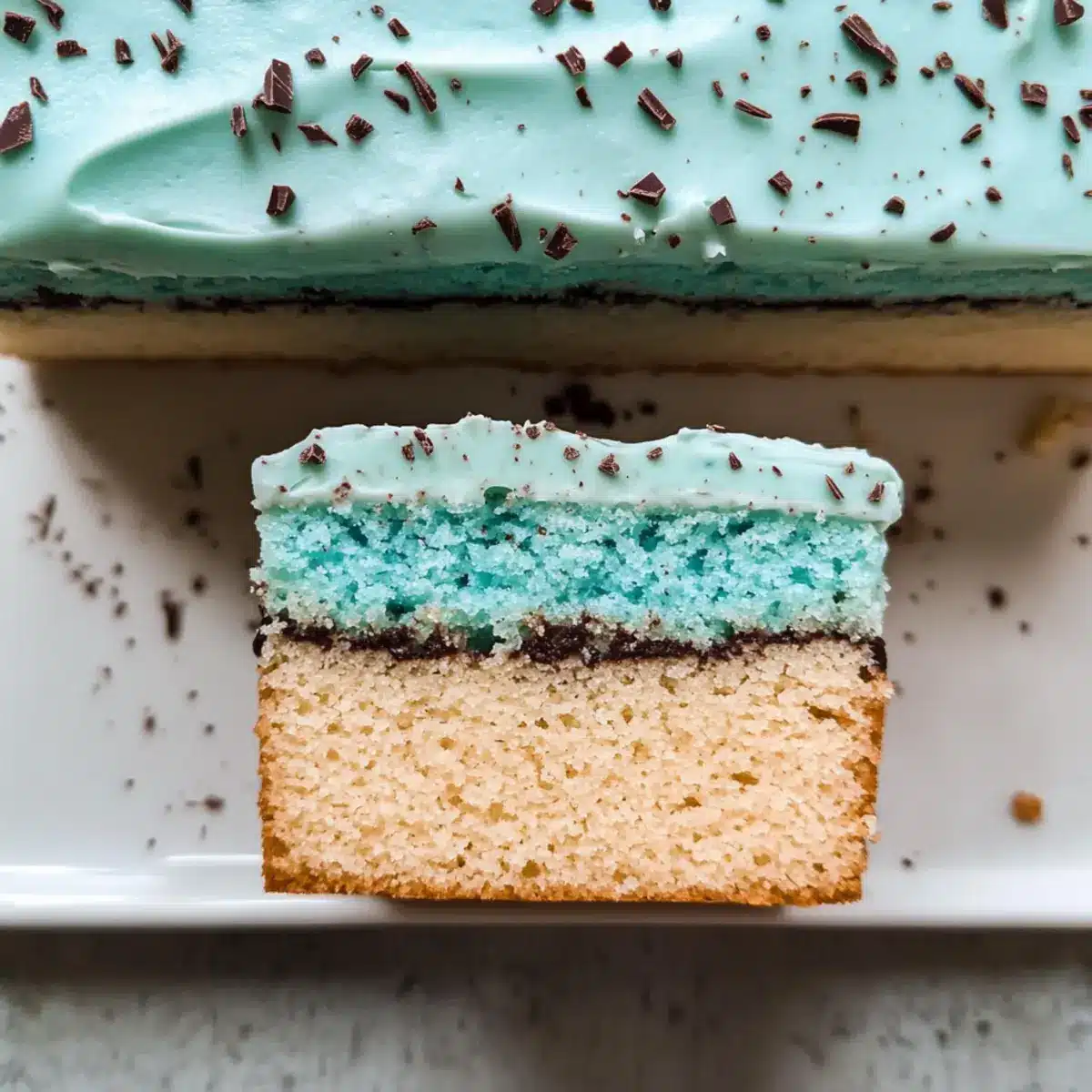 Robin Egg Snack Cake