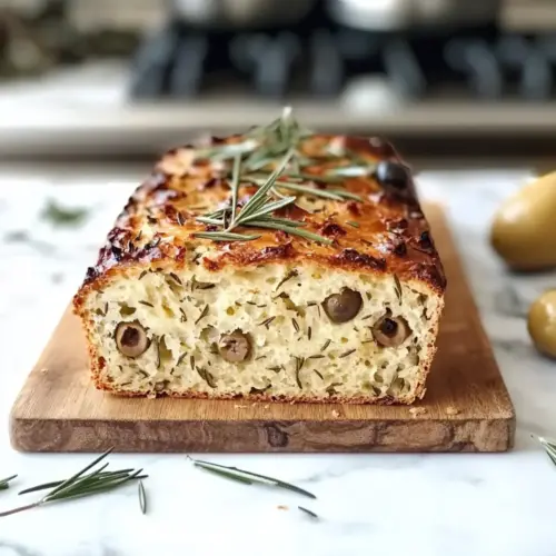 Keto Olive and Rosemary Bread