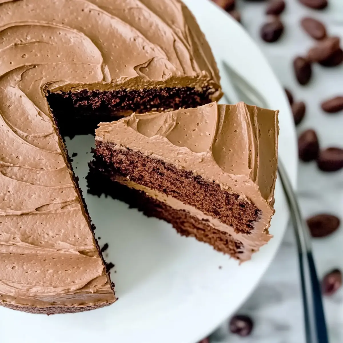 Date Sweetened Chocolate Layer Cake