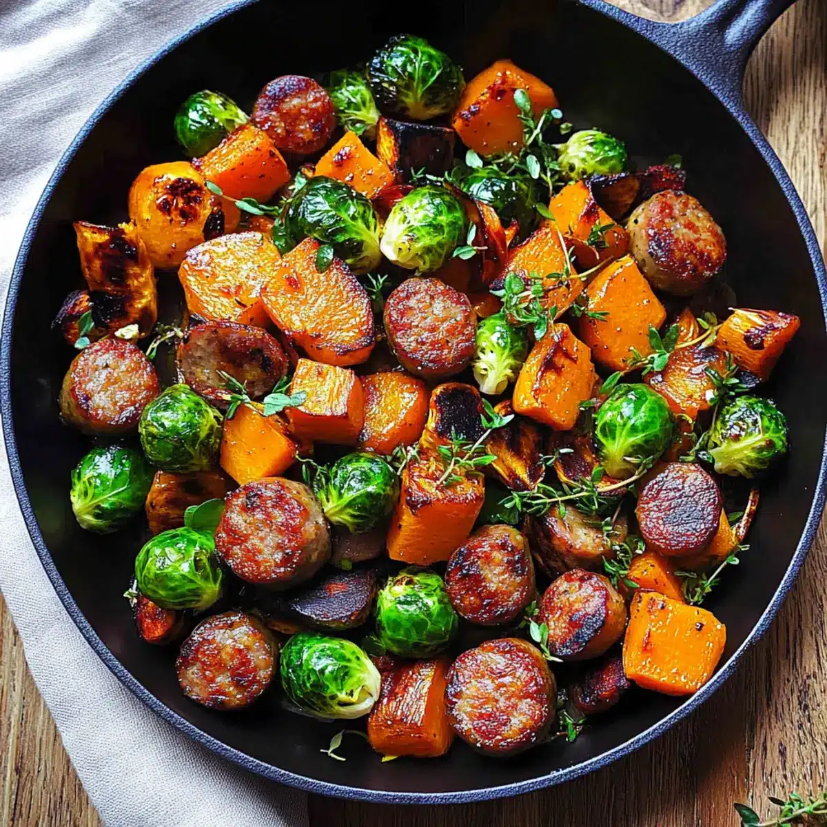 Sausage Dinner with Roasted Veggies