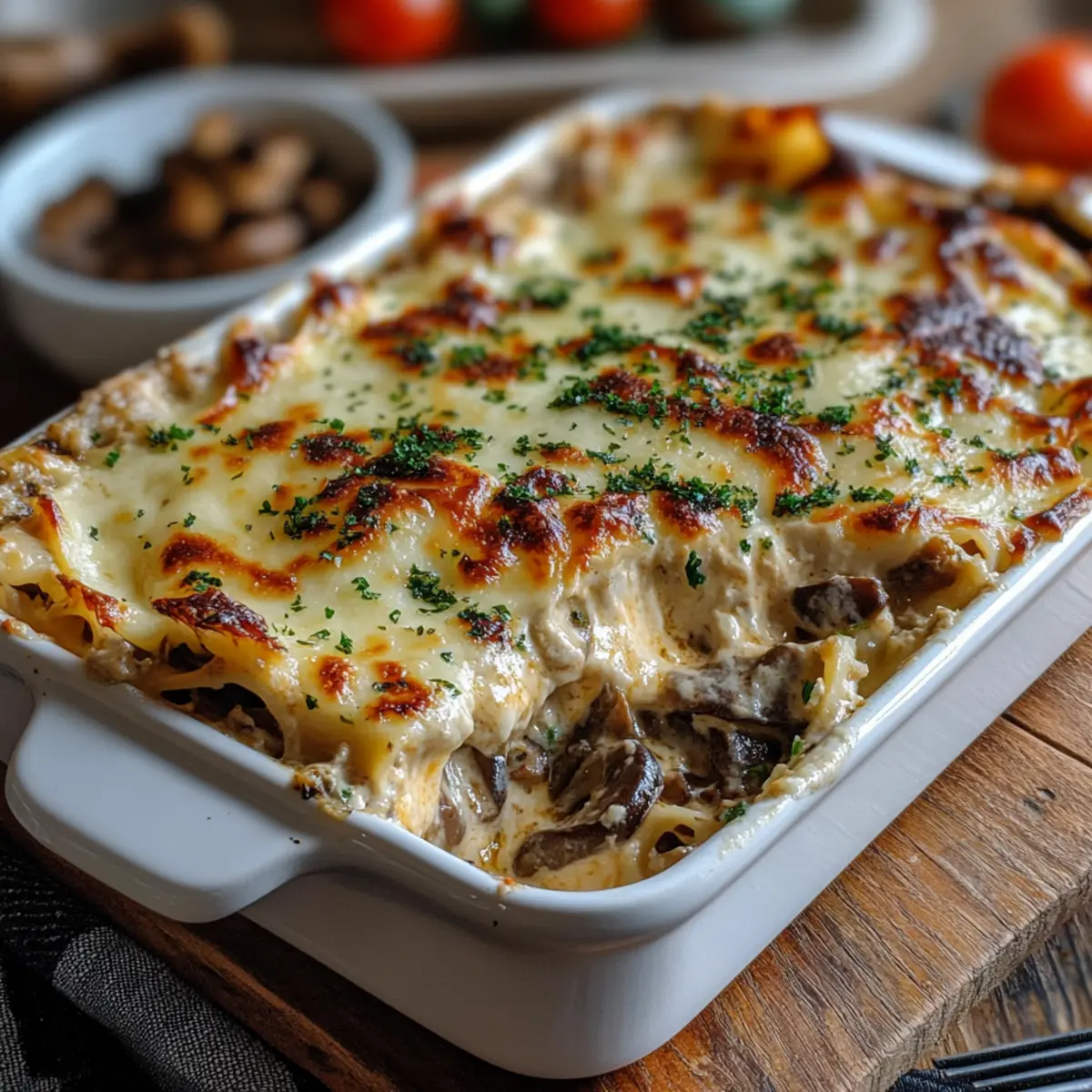 Mushroom Lasagna