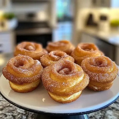 Quick Cinnamon Sugar Cruffins
