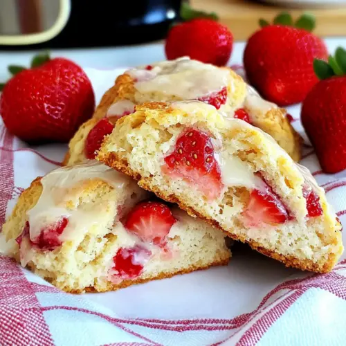 Strawberry Scones