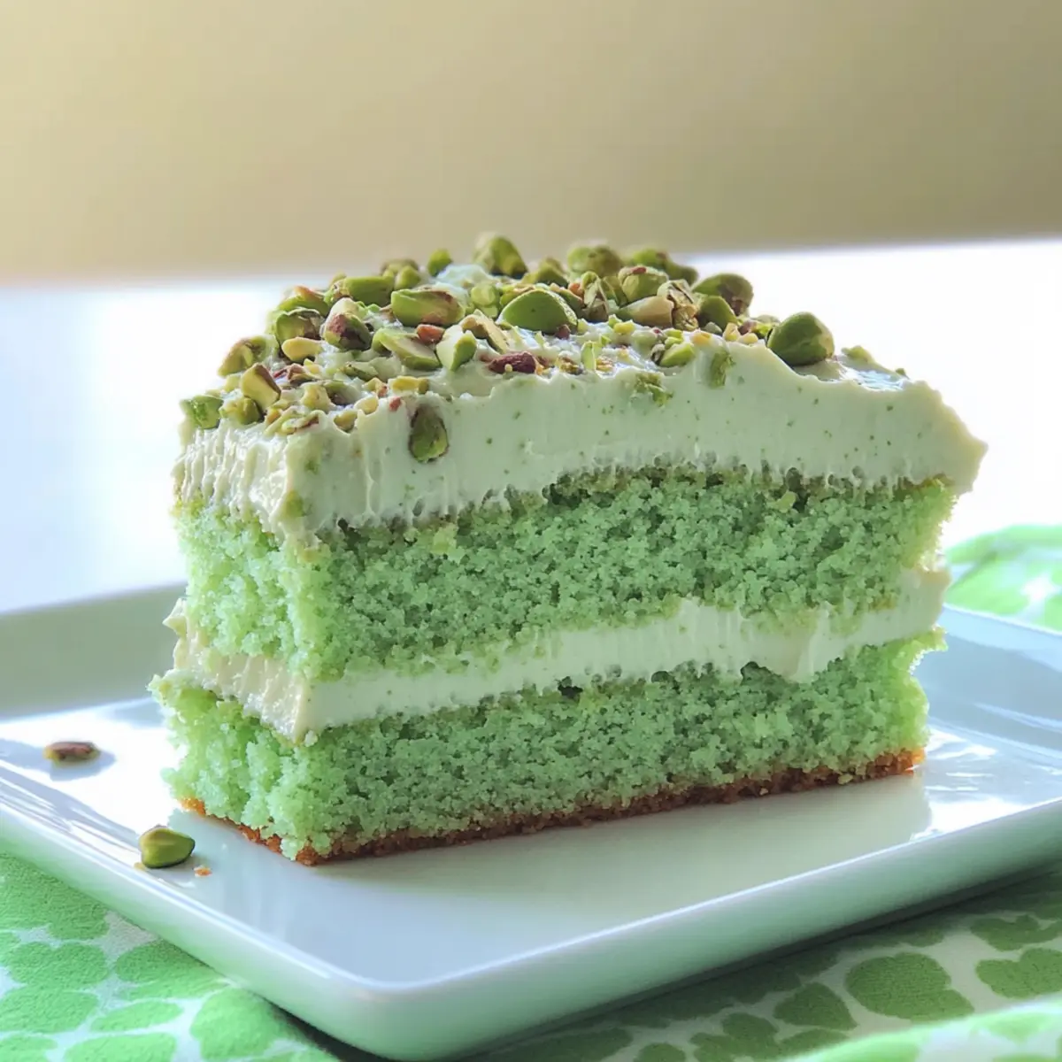 Easy Pistachio Pudding Cake