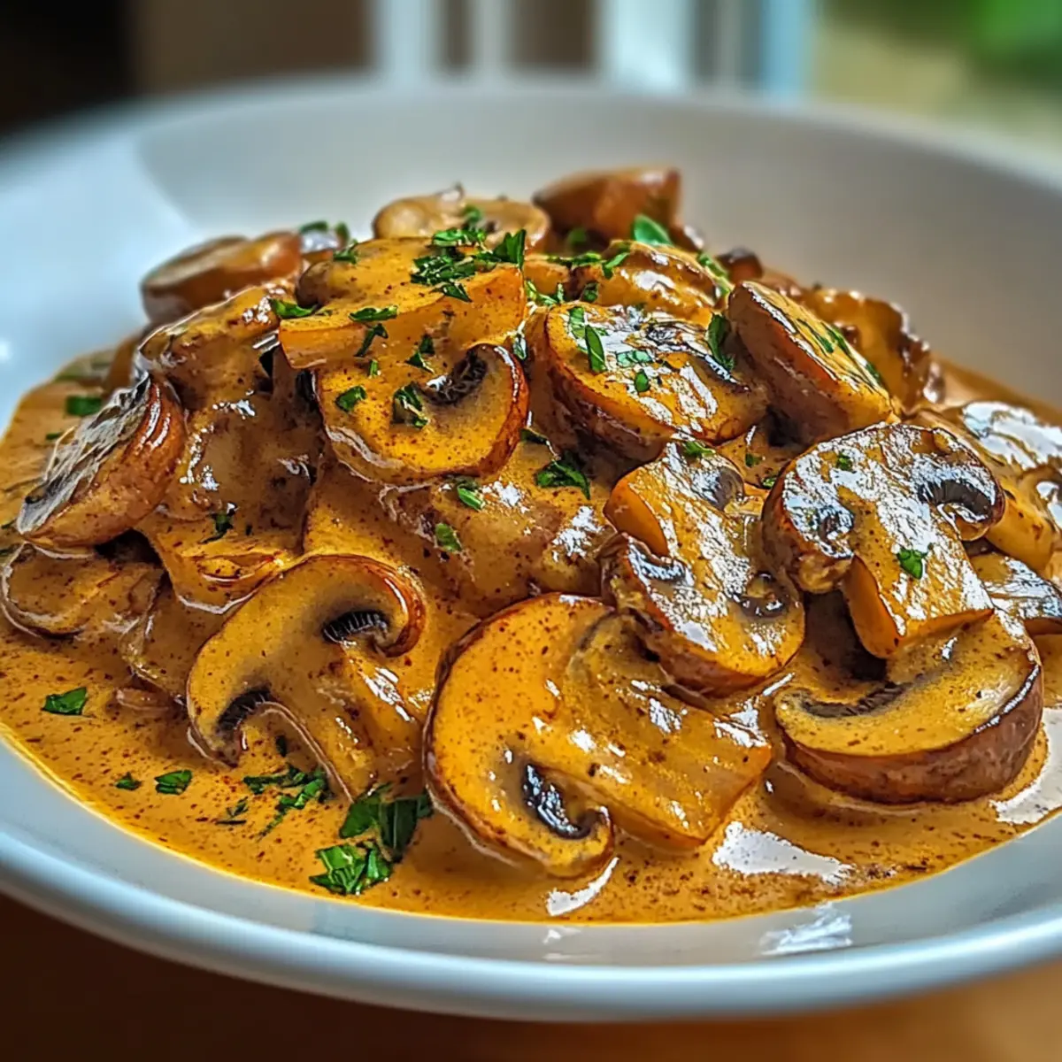Hungarian Mushroom Paprikash