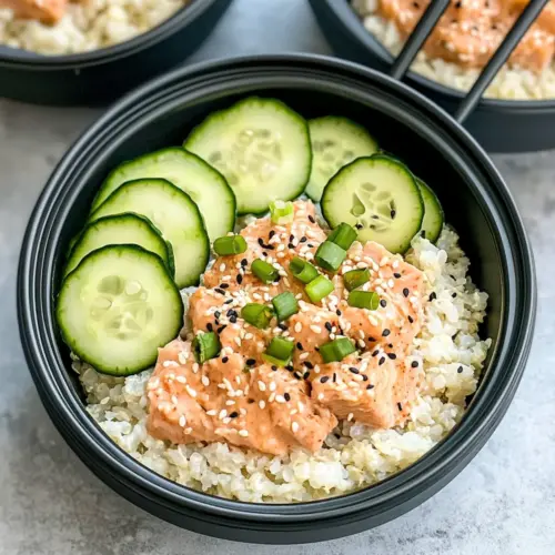 Spicy Tuna Bowls with Cauliflower Rice