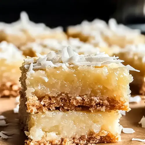 Chewy Coconut Bars