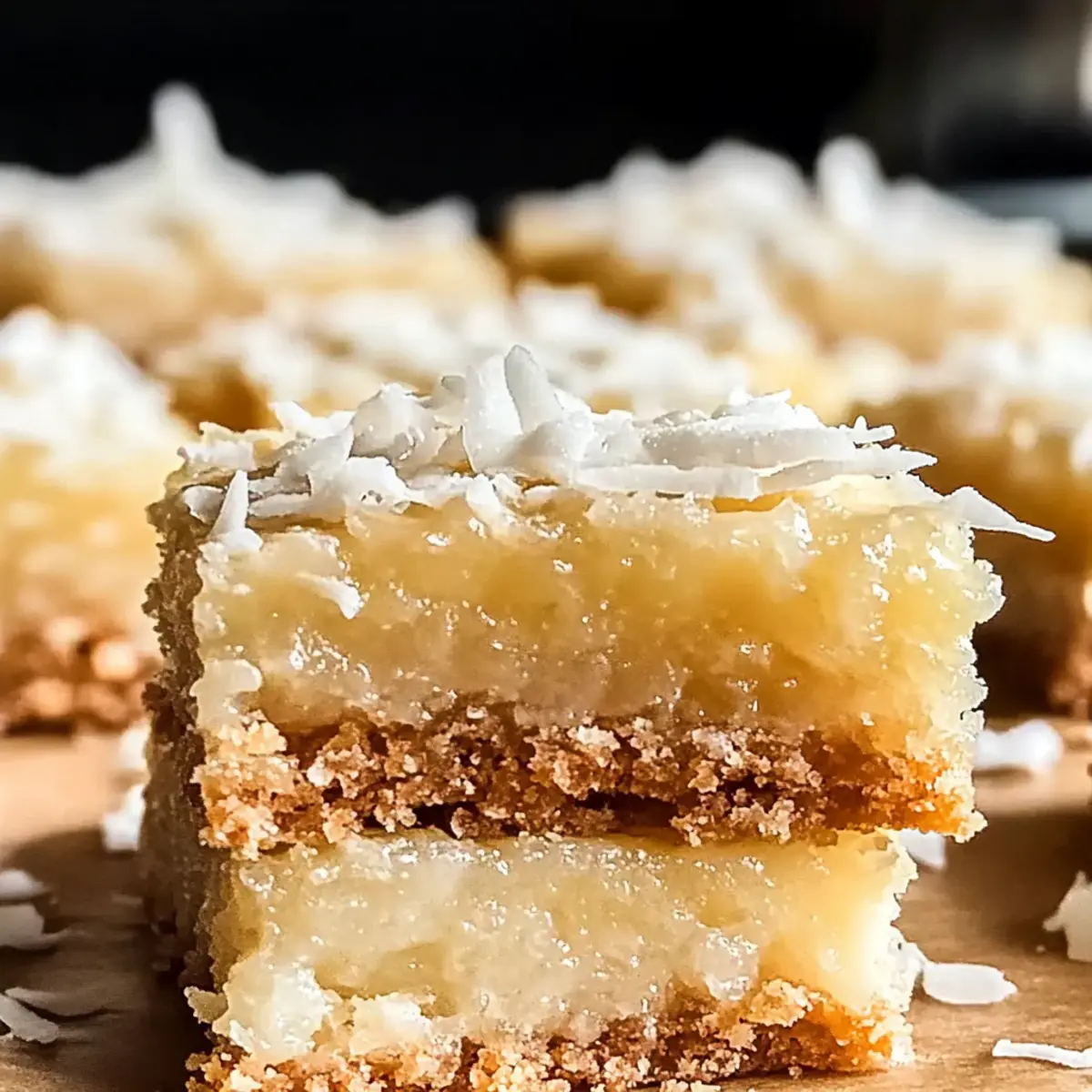 Chewy Coconut Bars