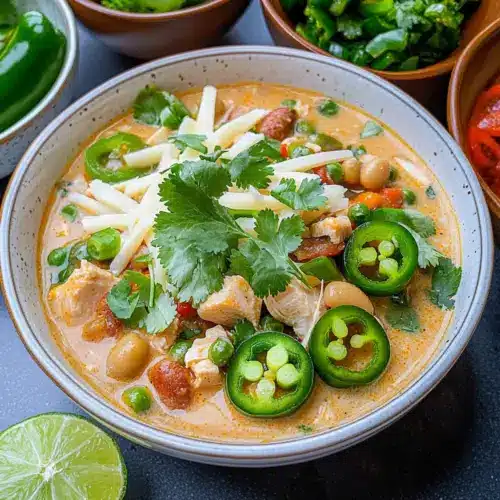 Cajun White Chicken Chili