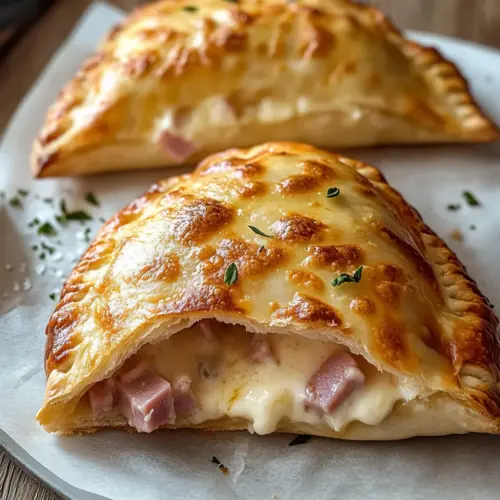 Ham and Cheese Calzones