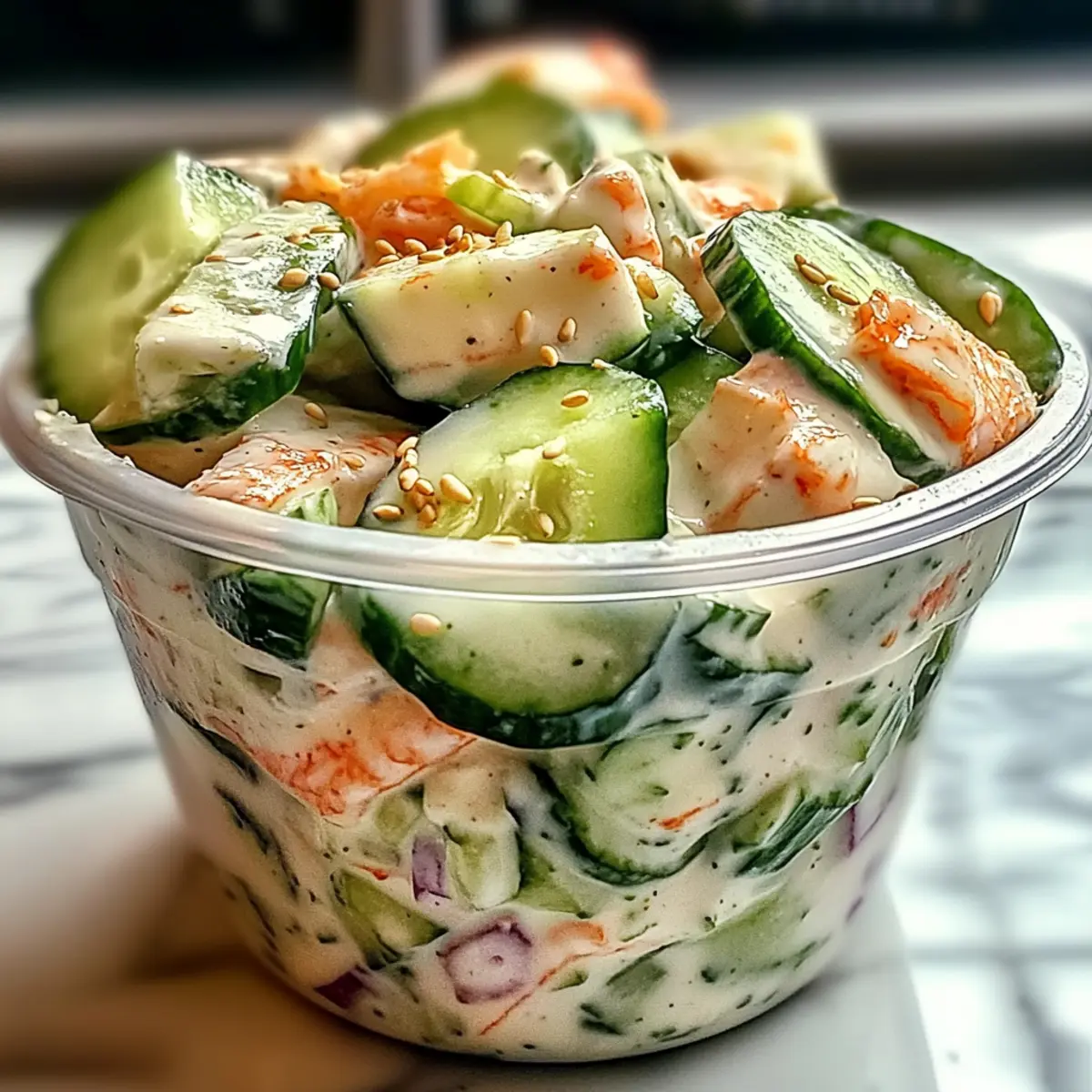 Sushi Cucumber Salad