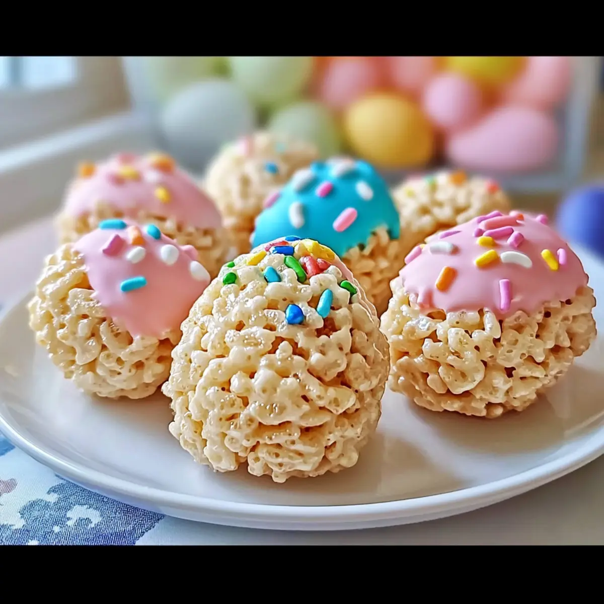 Easter Egg Rice Krispie Treats