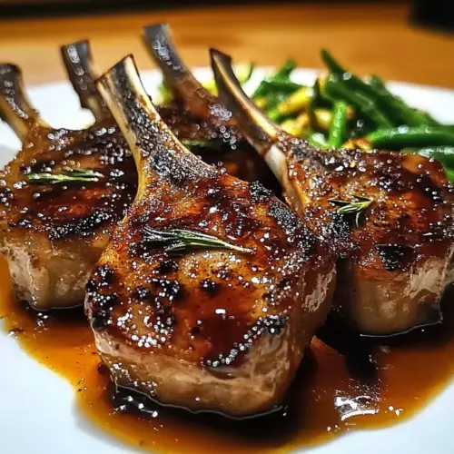 Honey Garlic Glazed Lamb Chops