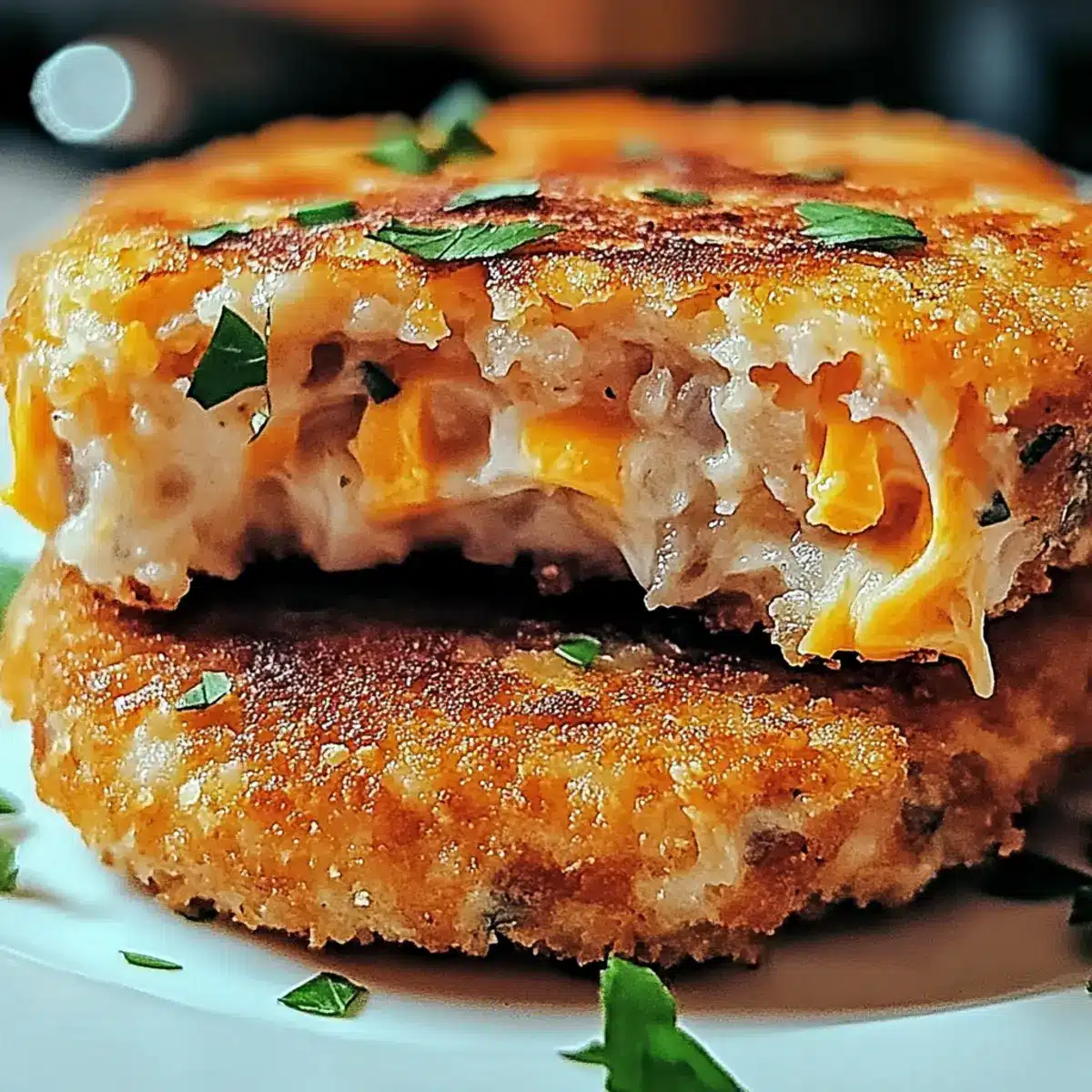Crispy Tuna Melt Patties