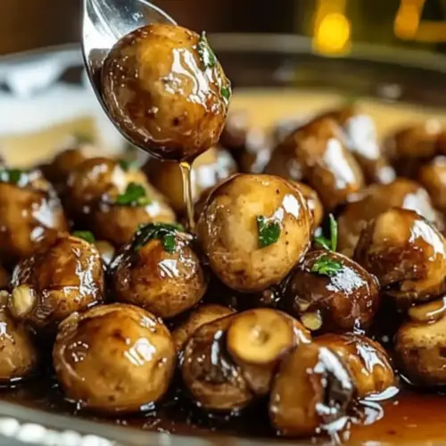 Honey and Garlic Roasted Mushrooms Recipe