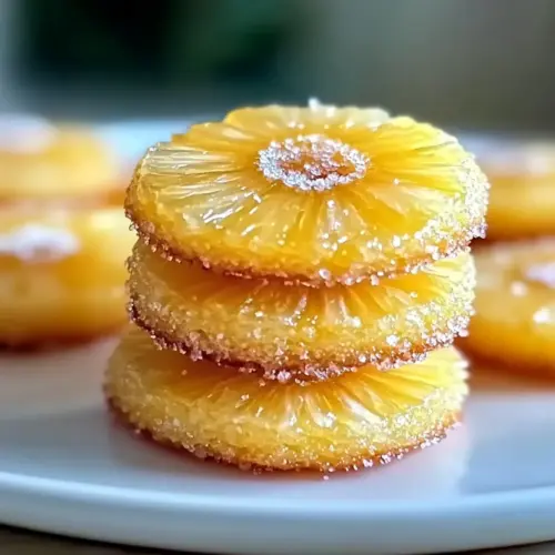 Pineapple Upside Sugar Cookies