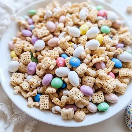 Easter Chex Mix with M&Ms