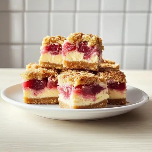 Ina Garten Rhubarb Cheesecake Squares