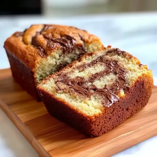 Nutella Swirl Banana Bread
