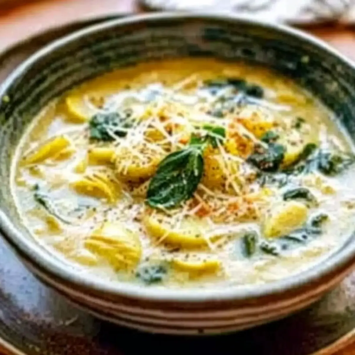 Lemony Tuscan Artichoke Soup