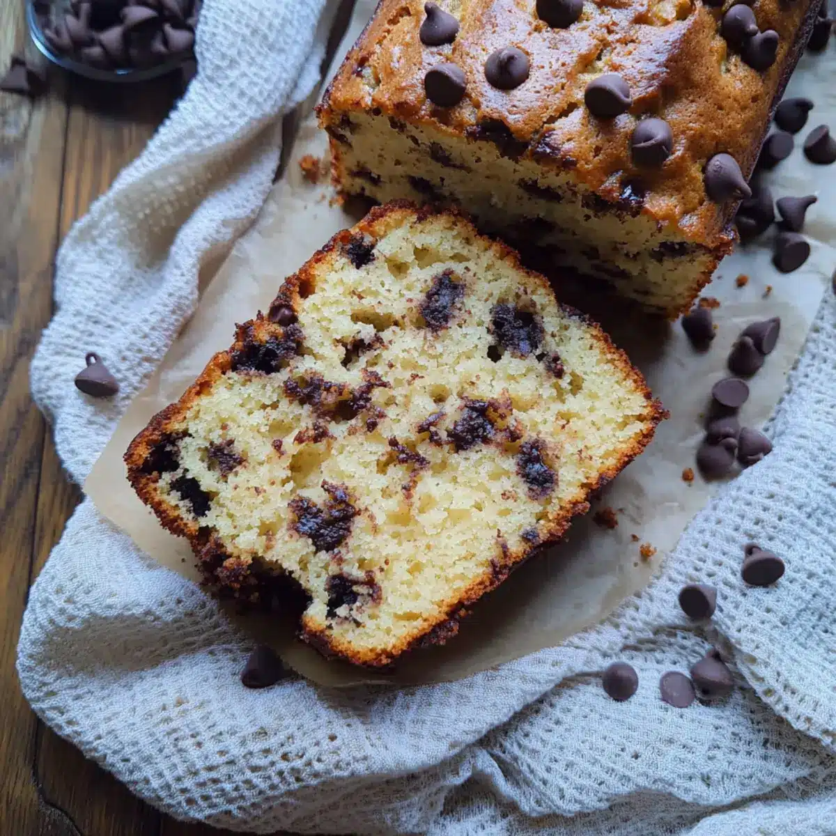 Chocolate Chip Loaf Cake