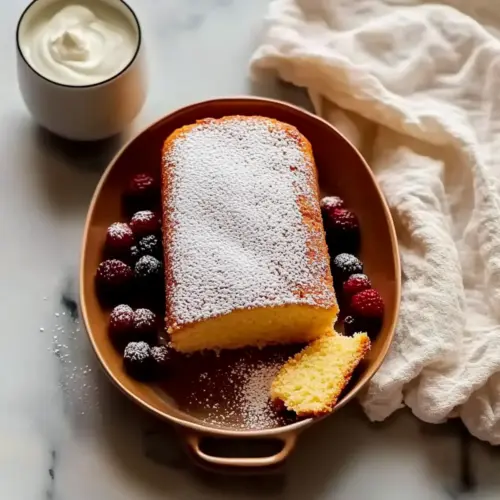 Greek Yogurt Vanilla Cake