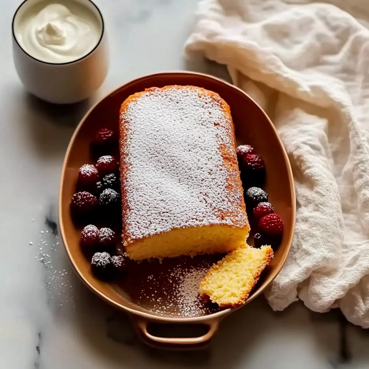 Greek Yogurt Vanilla Cake