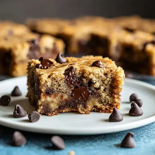 Moist Banana Bread Blondies