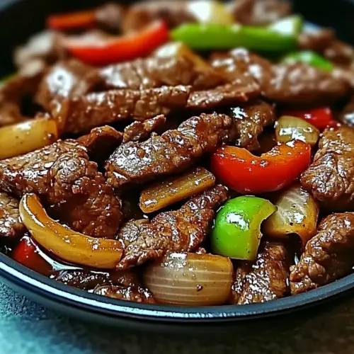 Chinese Pepper Steak with Onions