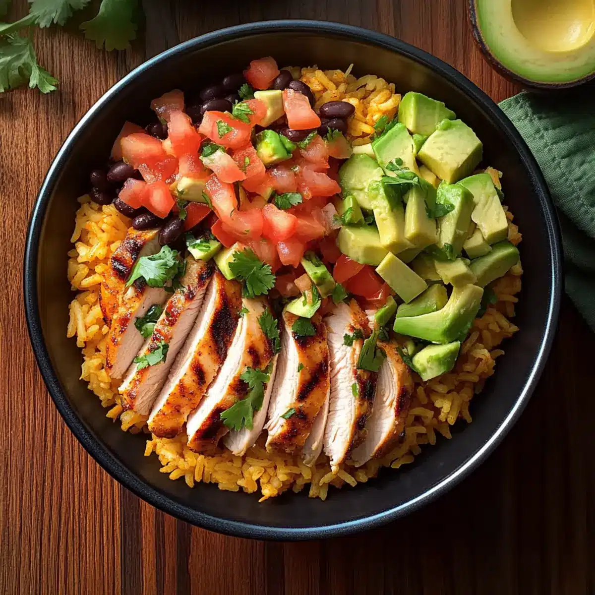 Mexican Chicken And Rice Bowl