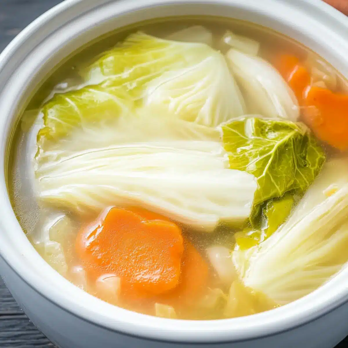 Chinese Cabbage Soup