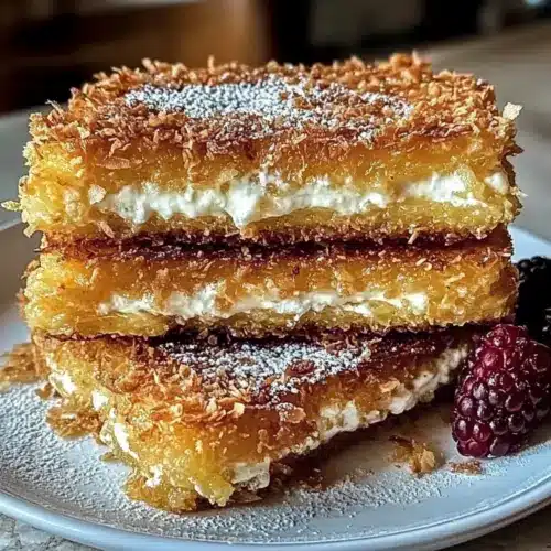 Coconut Crusted Stuffed French Toast