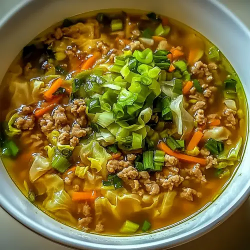 Cozy One-Pot Egg Roll Soup