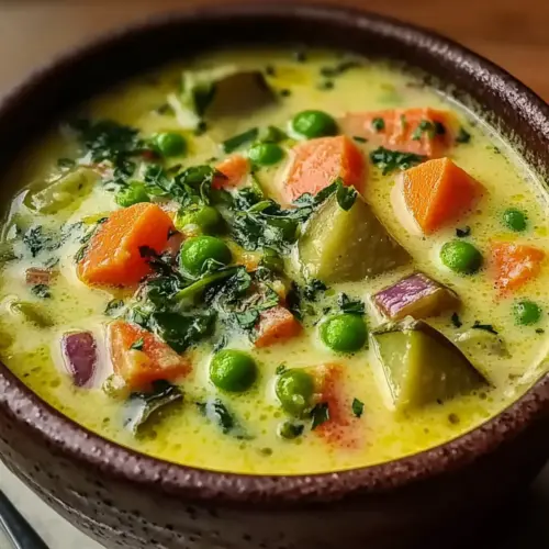 Creamy Spring Vegetable Soup