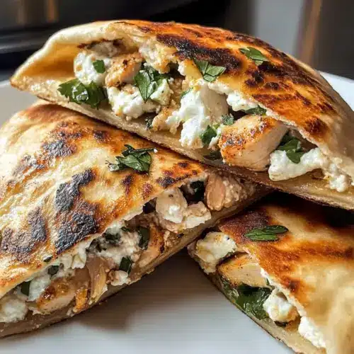 Crispy Pita with Chicken & Feta