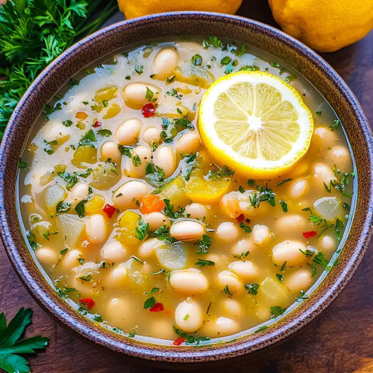 White Bean and Rosemary Soup