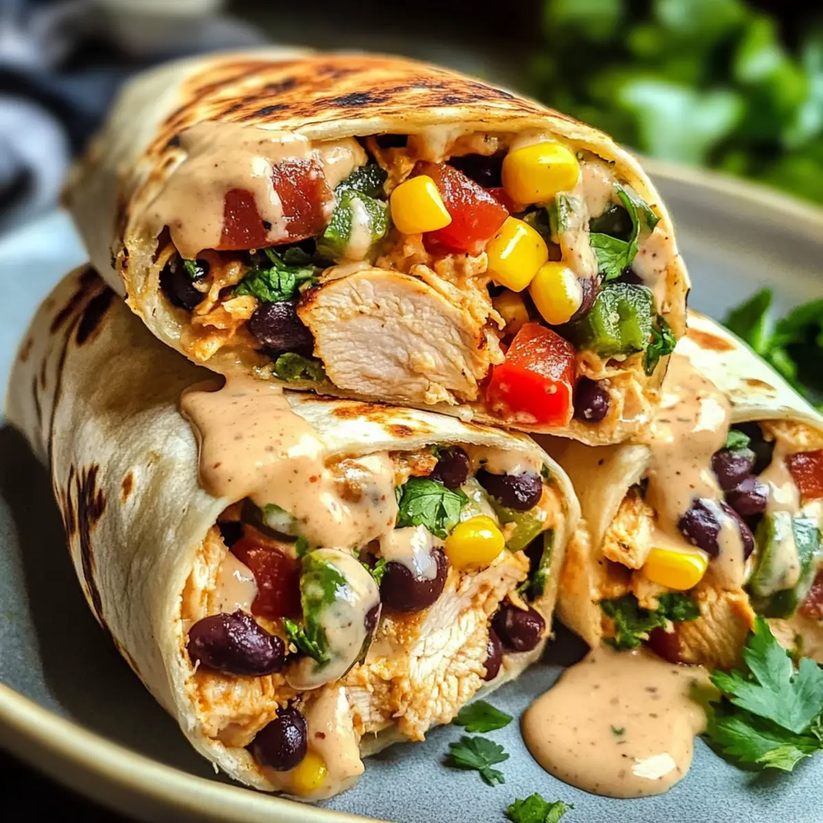 Southwest Chicken Wrap
