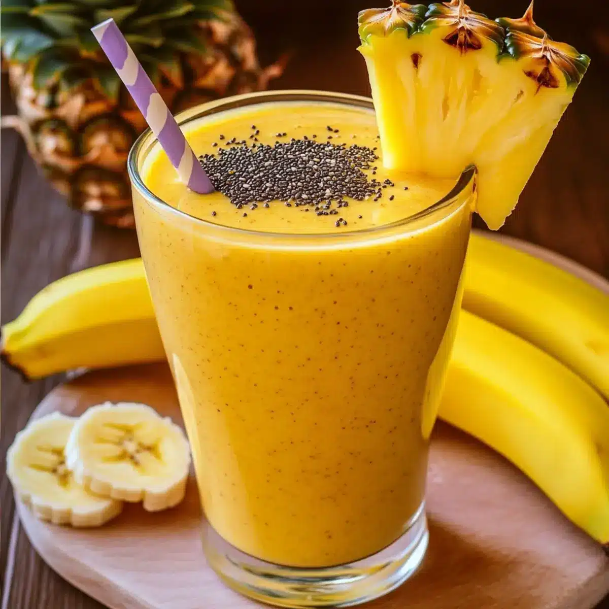 Pineapple Banana Turmeric Smoothie