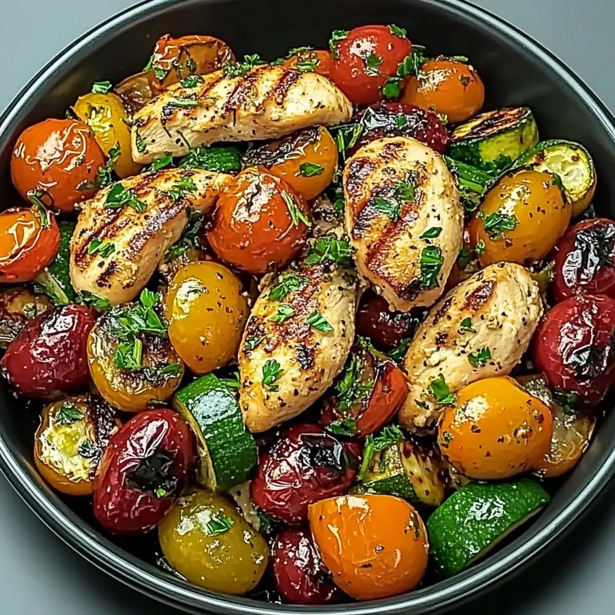 Mediterranean Chicken Stir Fry