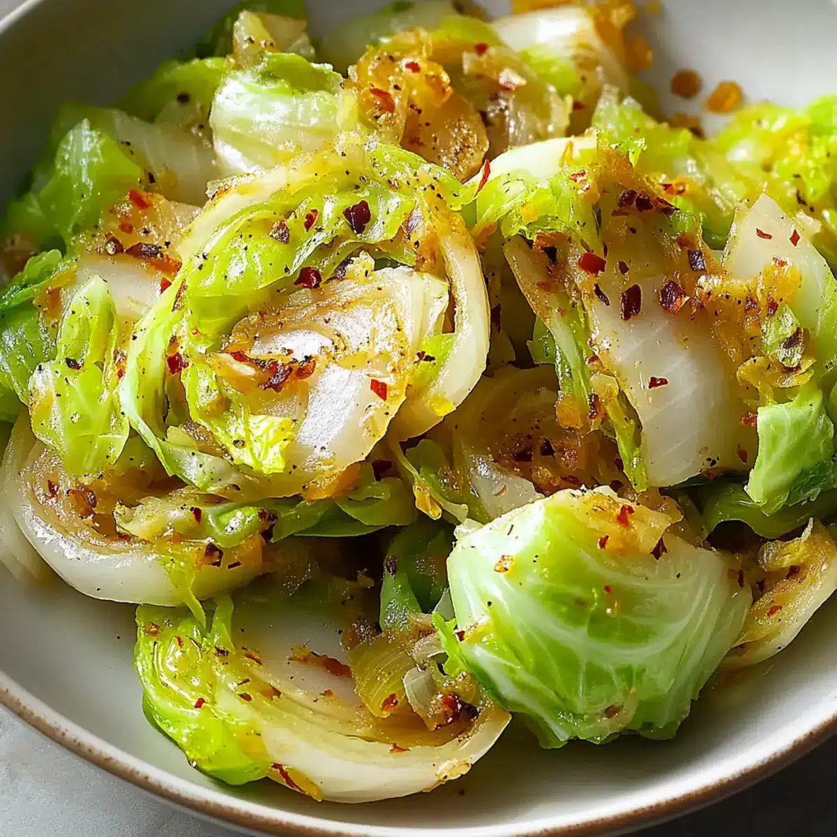 Sautéed Cabbage with Onions