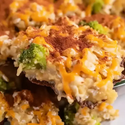 Chicken Broccoli Rice Cheese Casserole