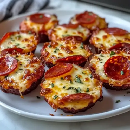 Keto Pepperoni Pizza Bites