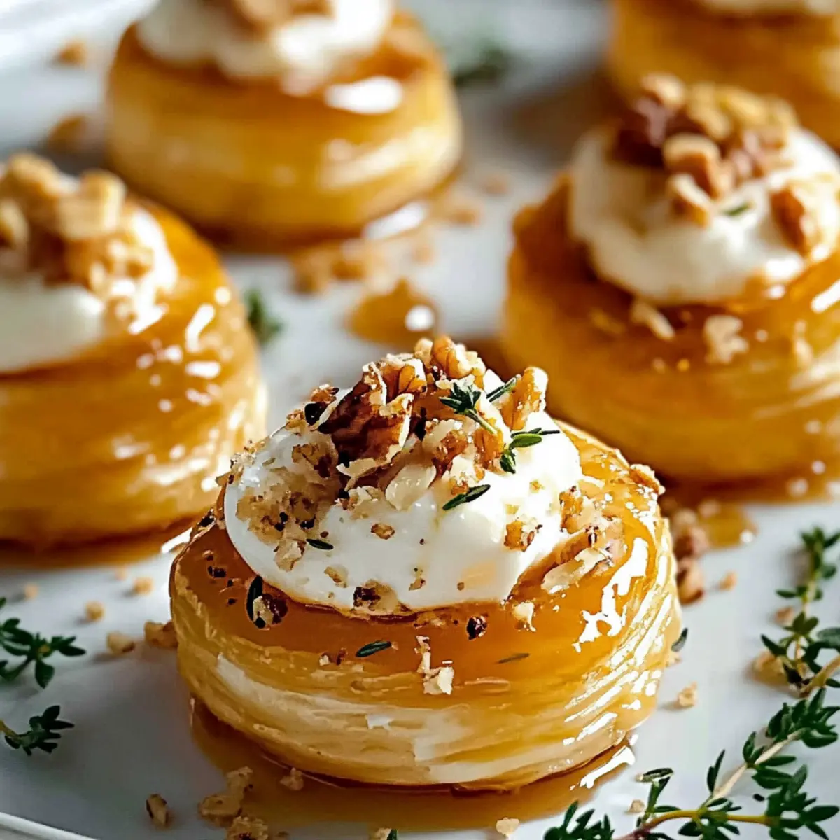 Goat Cheese and Honey Bites